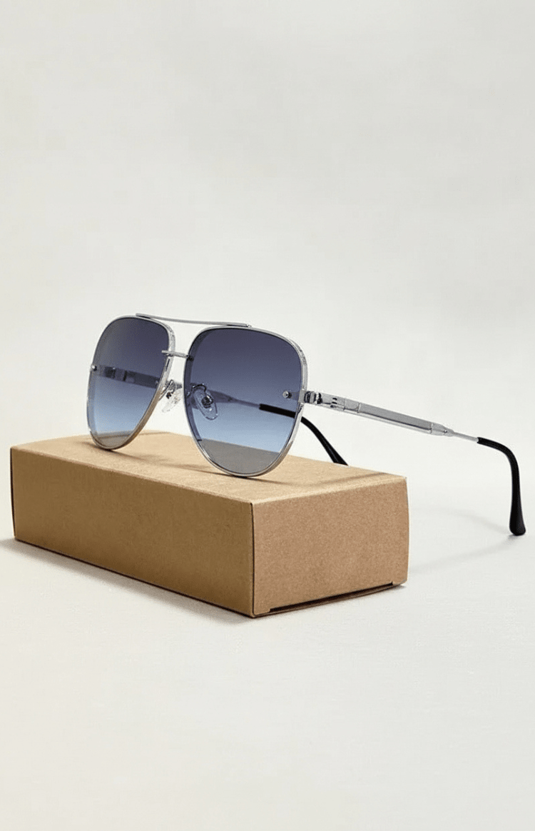 Aviator Sunglasses UV400 & Anti-Reflective Lightweight Frame