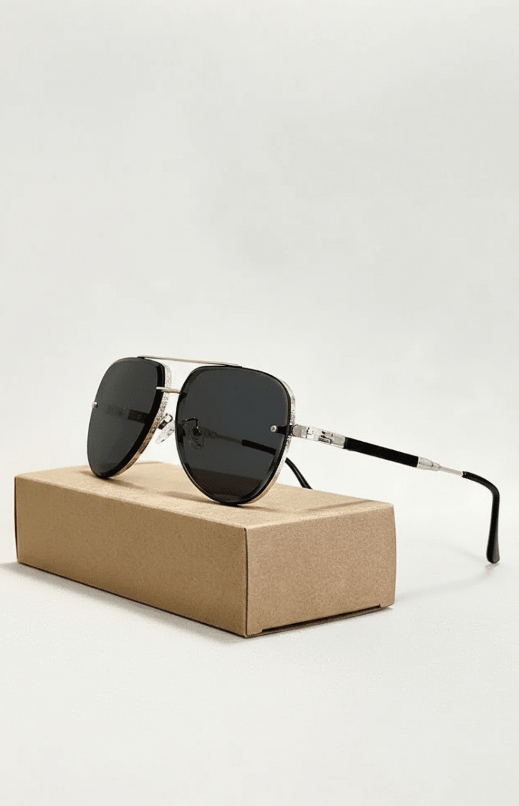 Aviator Sunglasses UV400 & Anti-Reflective Lightweight Frame