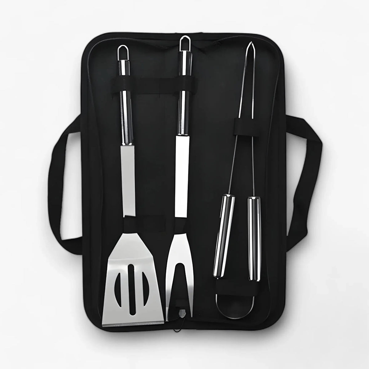BBQ Tool Set Stainless Steel & Zippered Carry Case