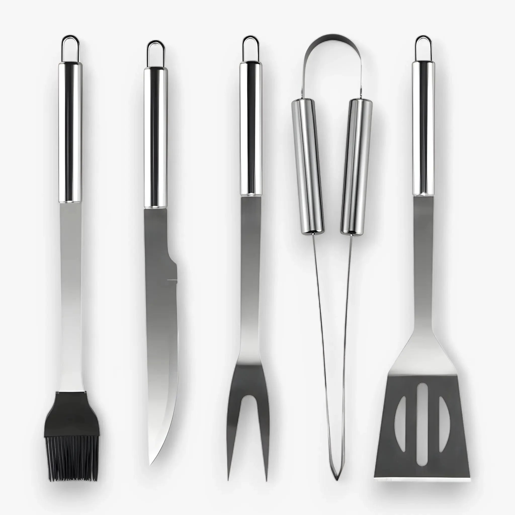 BBQ Tool Set Stainless Steel & Zippered Carry Case