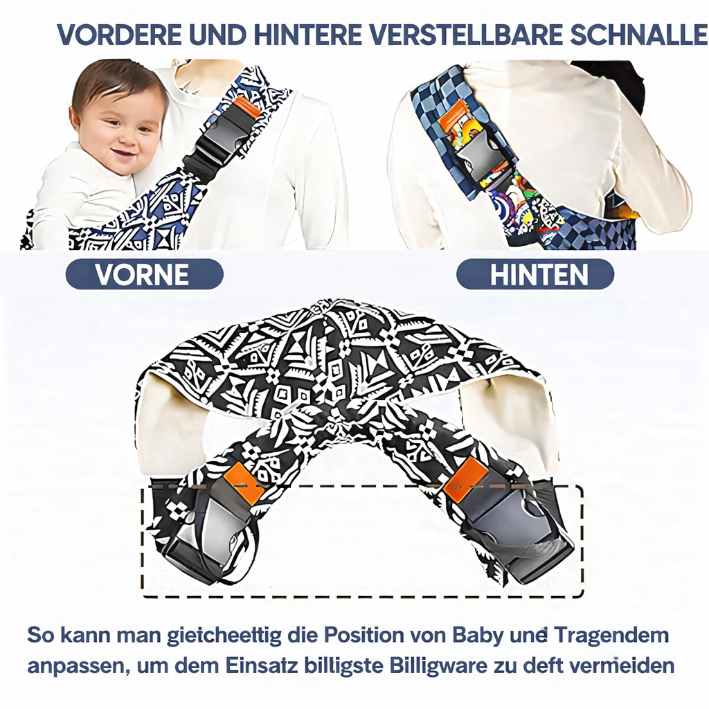 Baby Carrier Ergonomic Adjustable Shoulder Straps
