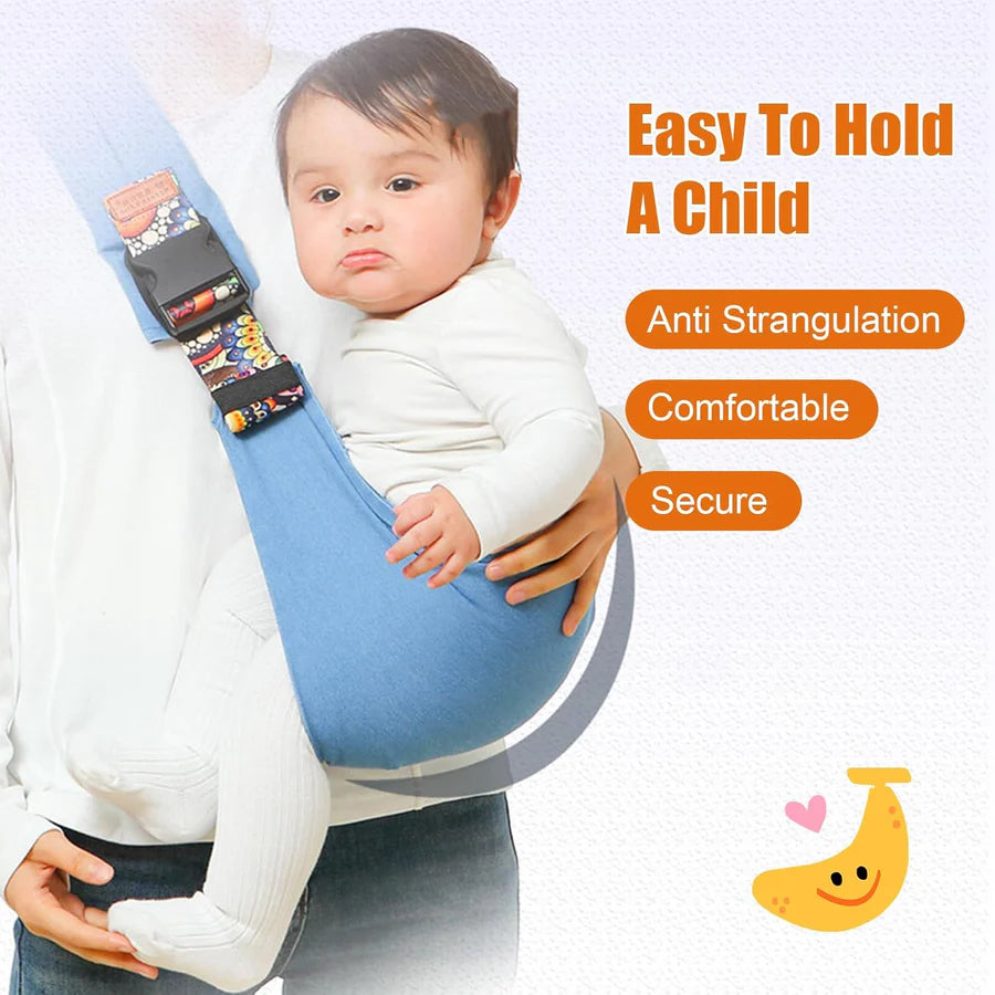 Baby Carrier Ergonomic Quick-Release Buckle & Adjustable Straps