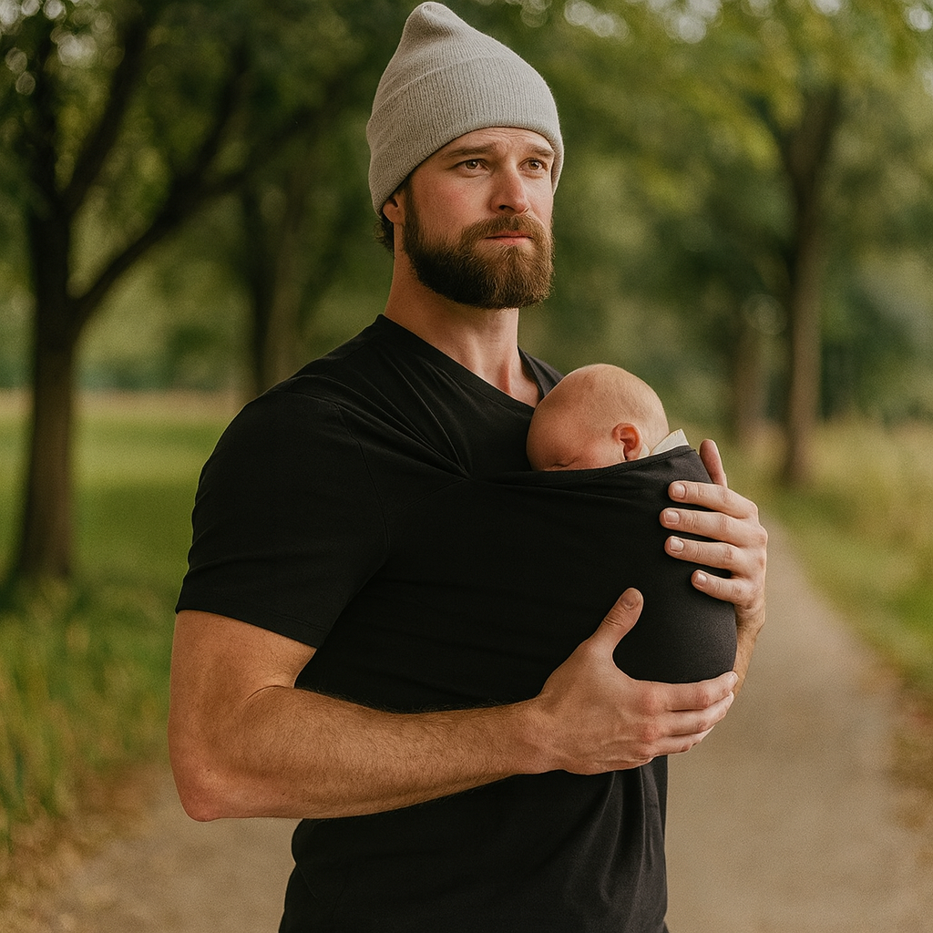 Baby Carrier Shirt Hands-Free Stretch Polyester Blend Ergonomic Fit
