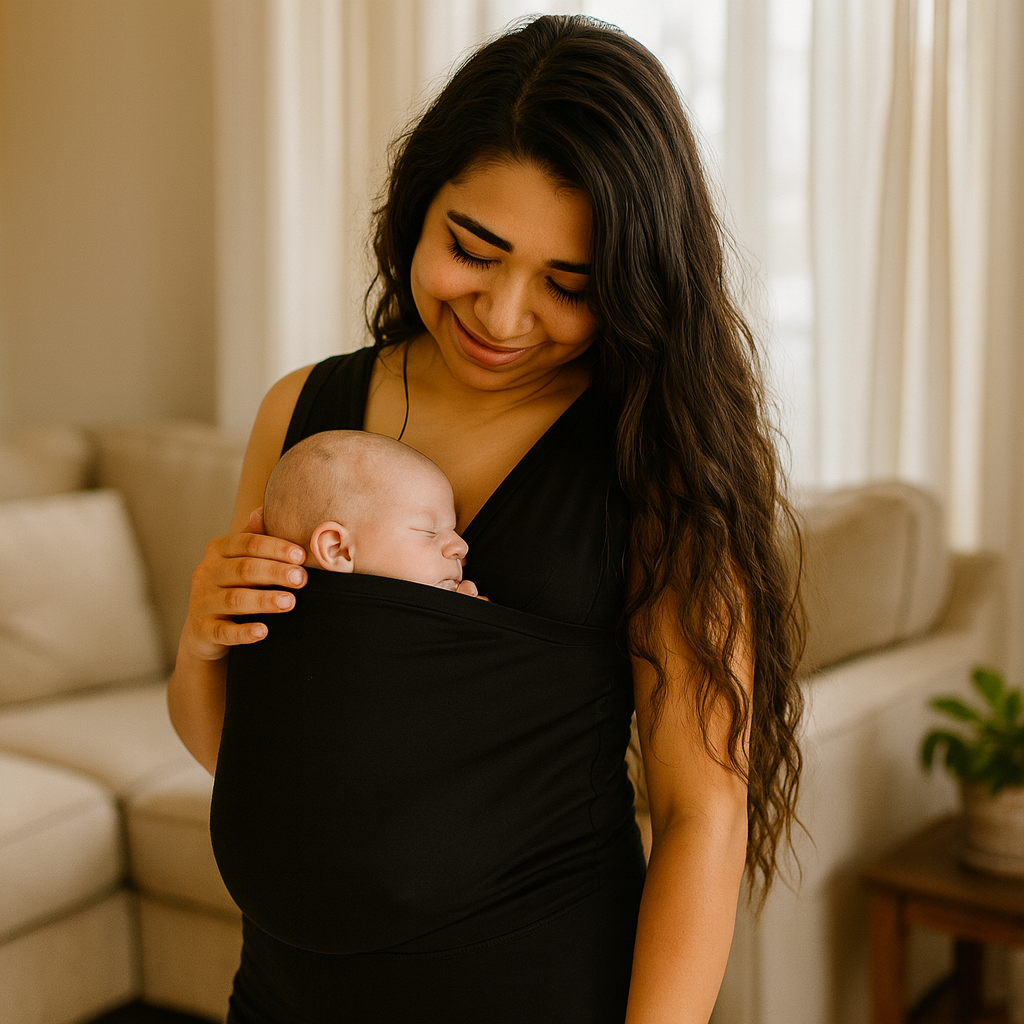 Baby Carrier Shirt Hands-Free Stretch Polyester Blend Ergonomic Fit