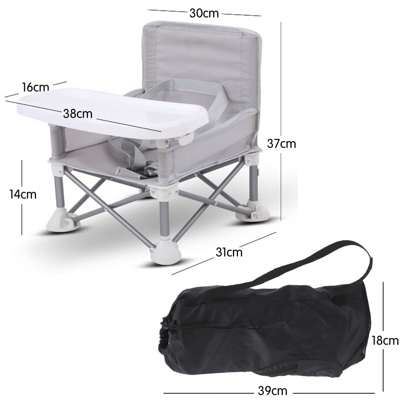 Baby Chair Foldable Ultralight Integrated Tabletop