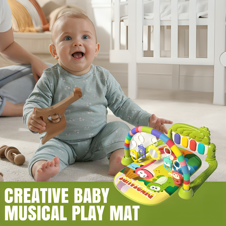 Baby Play Mat Lights & Music Foldable BPA-Free