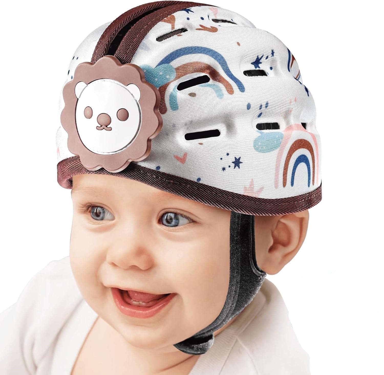 Baby Safety Helmet 360-Degree Breathable Adjustable Strap