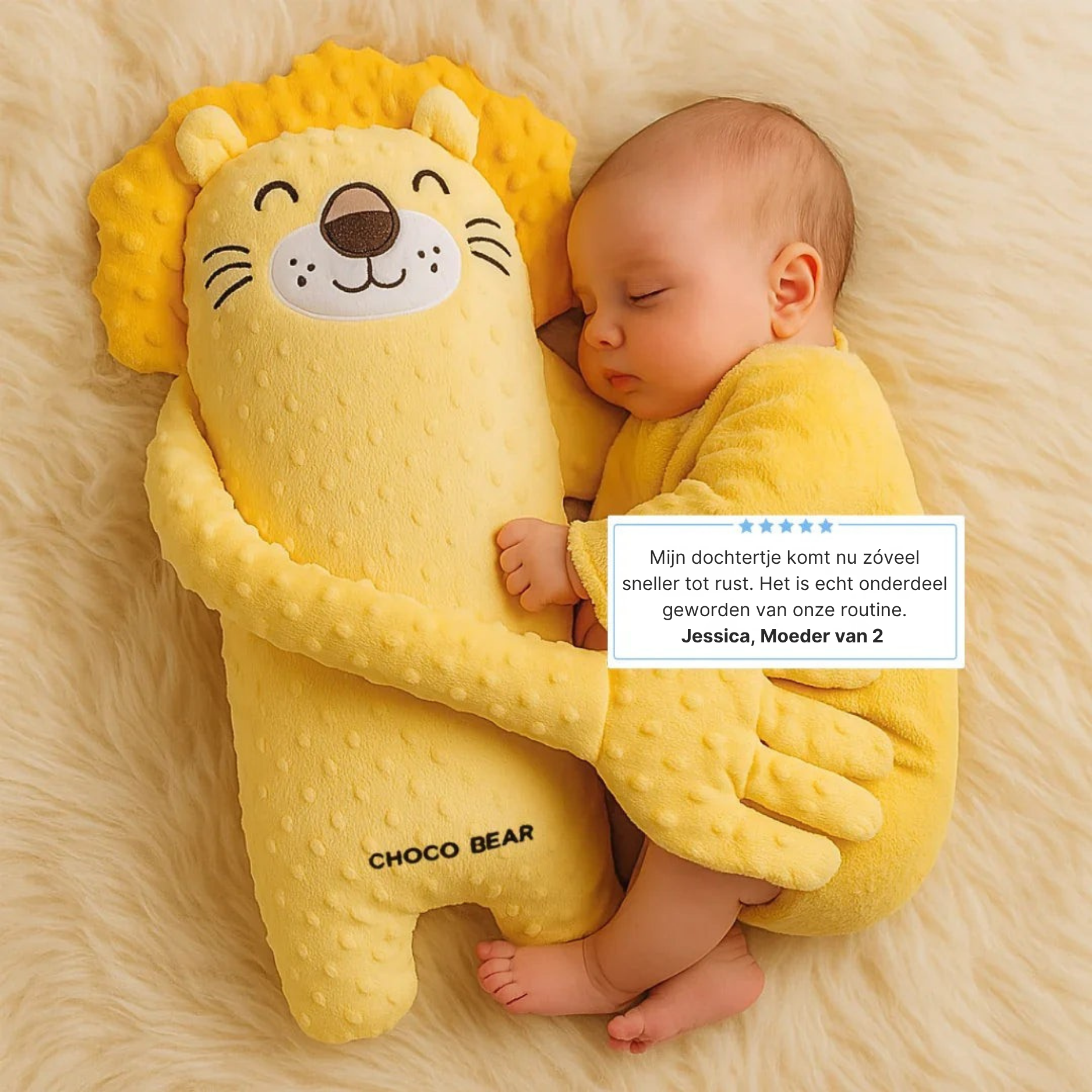 Baby Sleep Pillow Soothing Tapping Extra Soft Plush