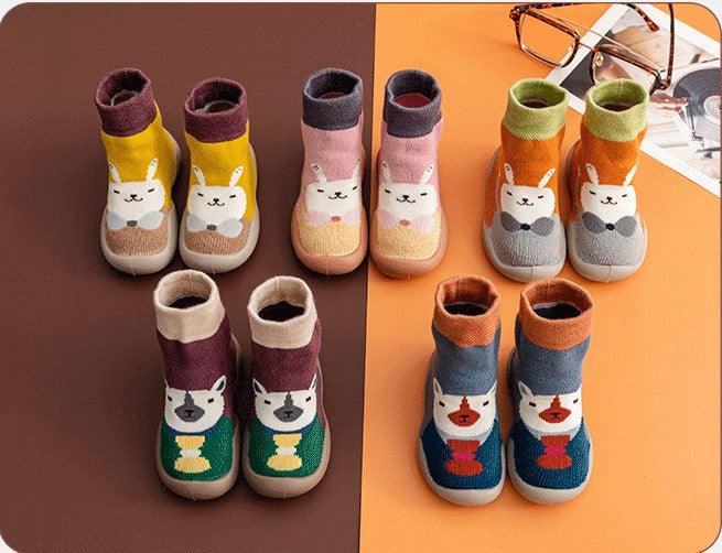 Baby Slippers Terry Lining Non-Slip Sole & Padded Footbed