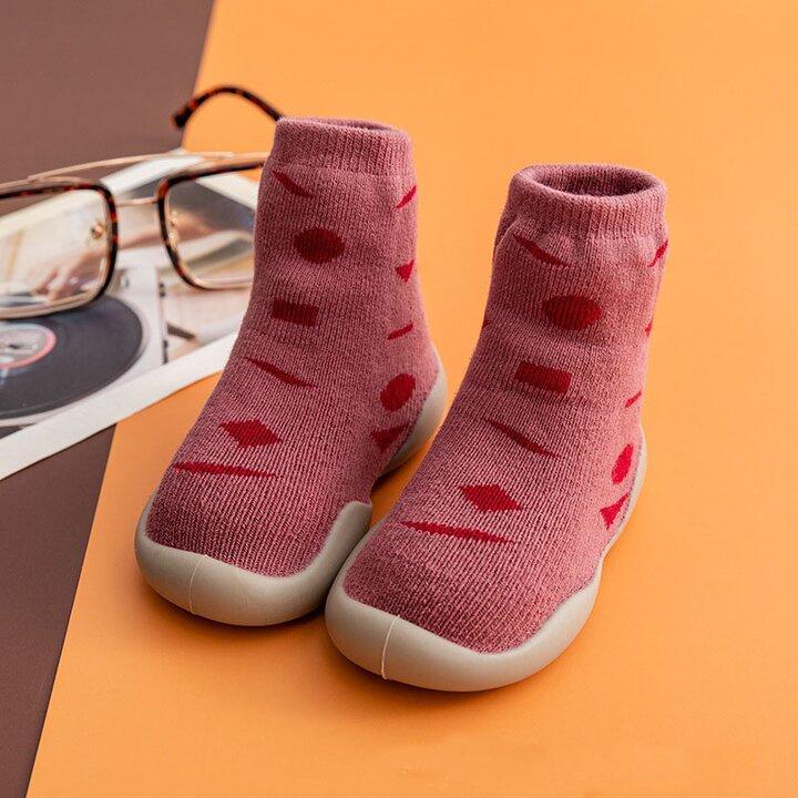 Baby Slippers Terry Lining Non-Slip Sole & Padded Footbed