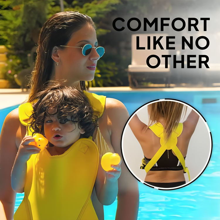 Baby Swim Float Safety Ring Padded Seat & Adjustable Straps