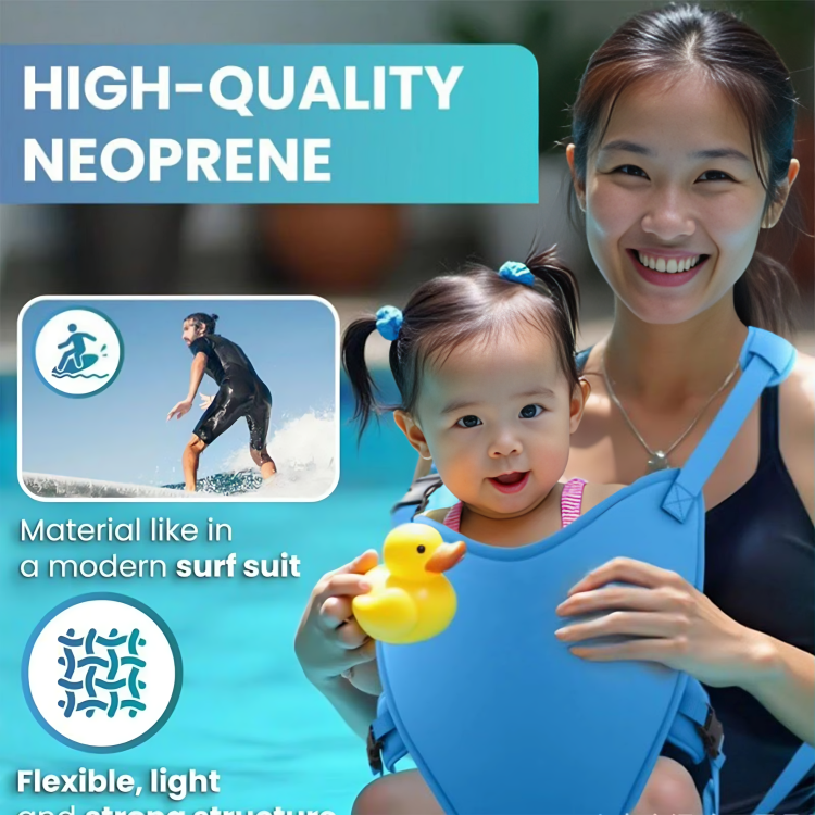 Baby Swim Float Safety Ring Padded Seat & Adjustable Straps