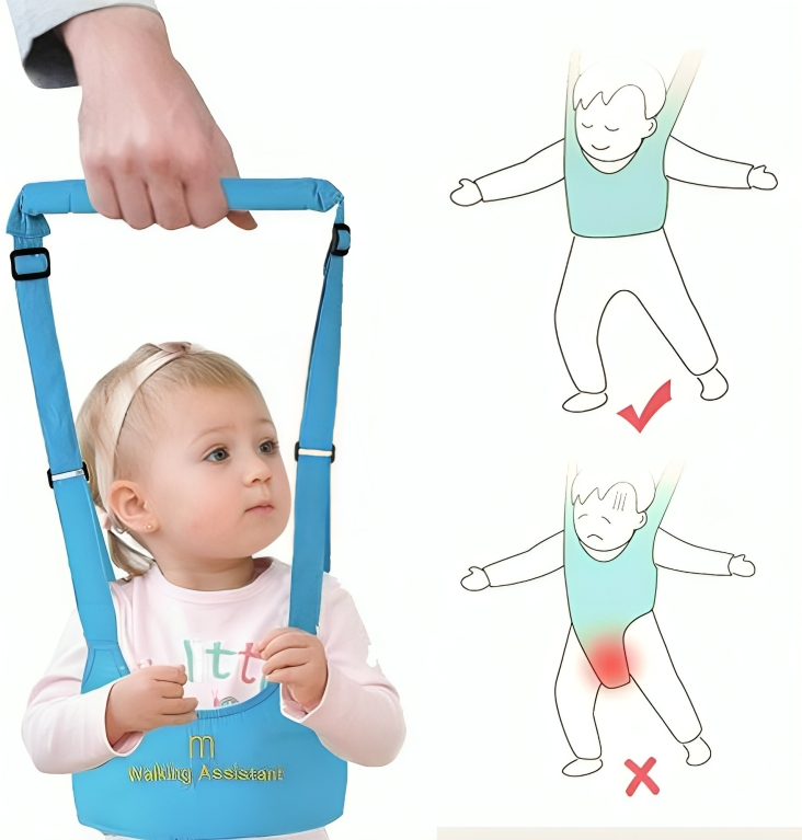 Baby Walking Harness Adjustable Support Cotton Lightweight