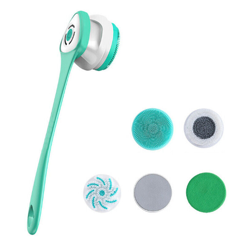 Back Scrubber Brush Rotating Head & Ergonomic Handle