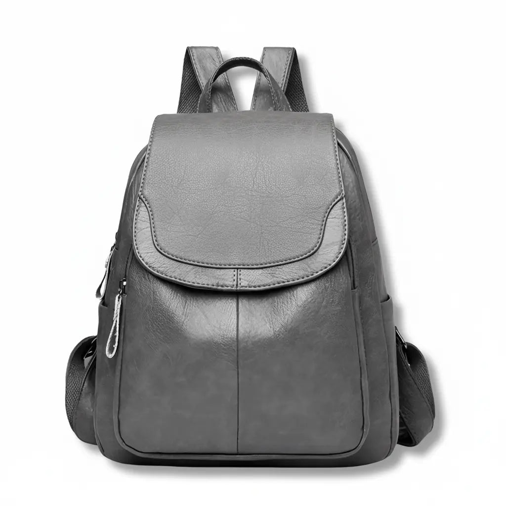 Backpack Anti-Theft Hidden Zipper Embossed PU Leather