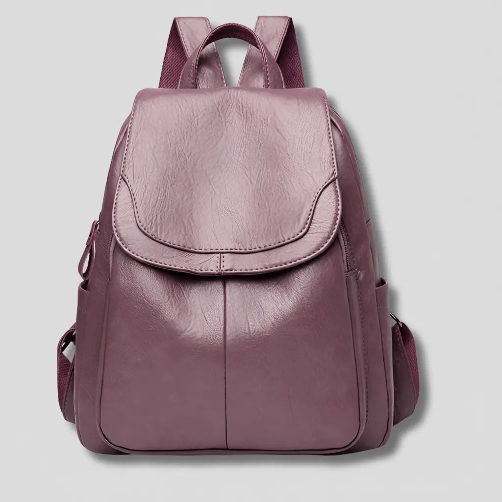 Backpack Anti-Theft Hidden Zipper Embossed PU Leather