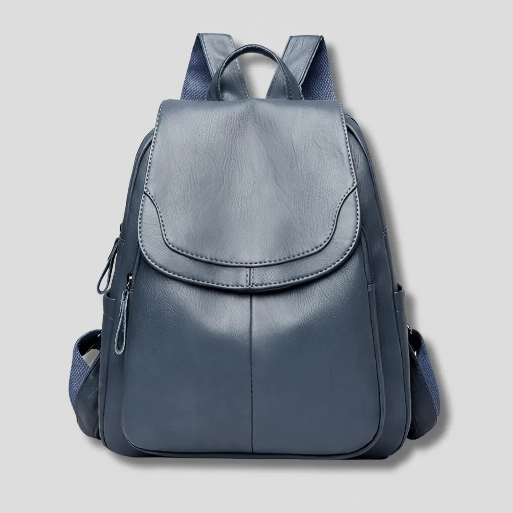 Backpack Anti-Theft Hidden Zipper Embossed PU Leather