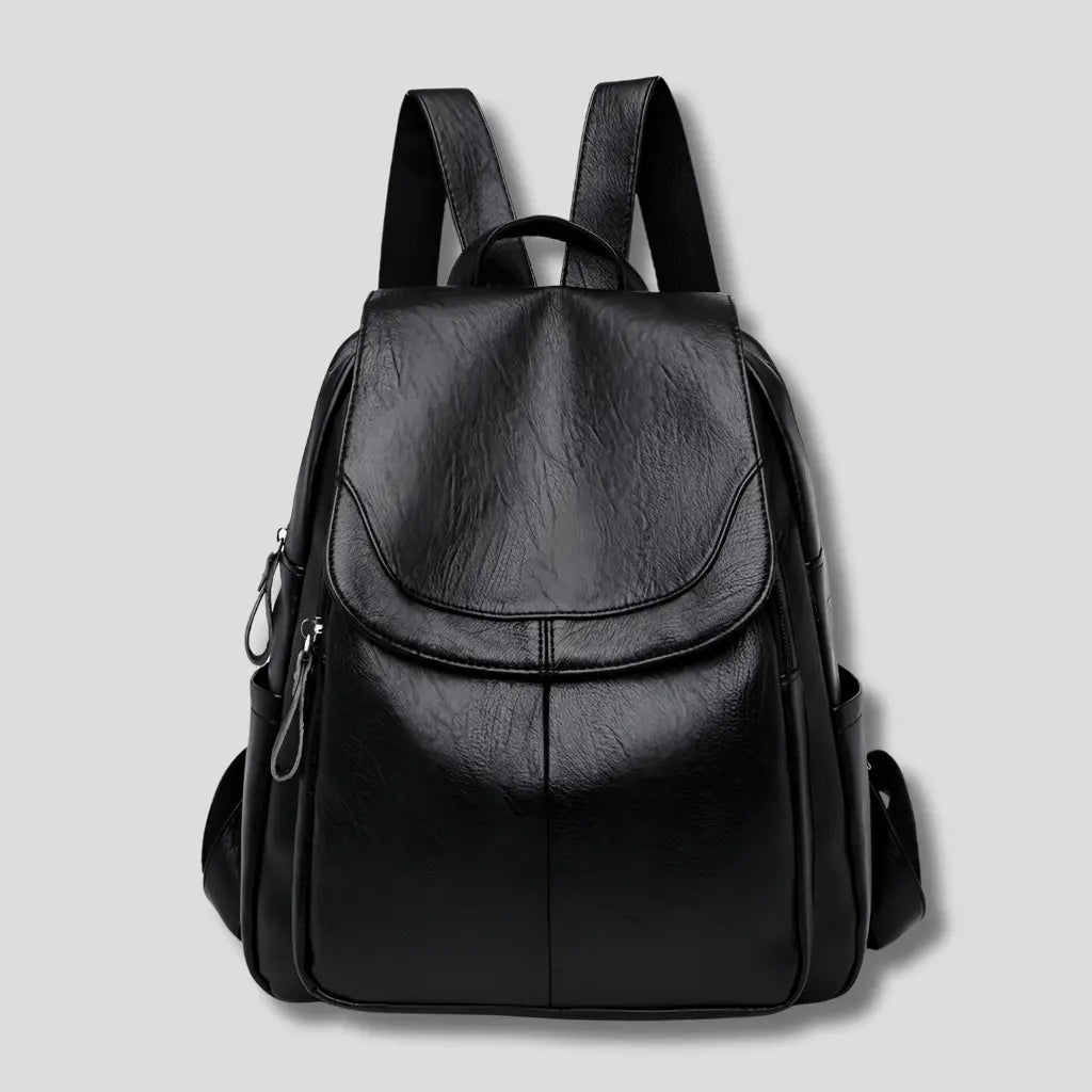 Backpack Anti-Theft Hidden Zipper Embossed PU Leather
