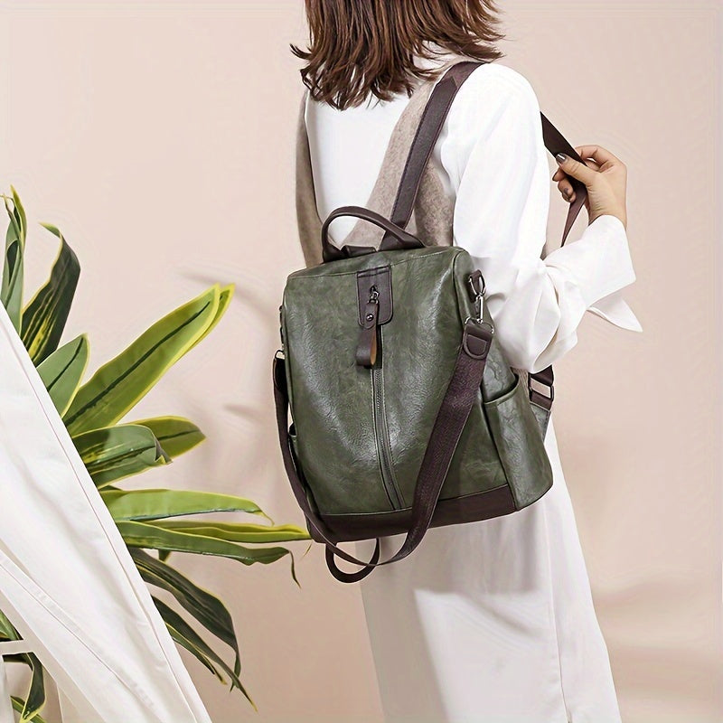 Backpack Anti-Theft Water-Repellent Vegan Leather