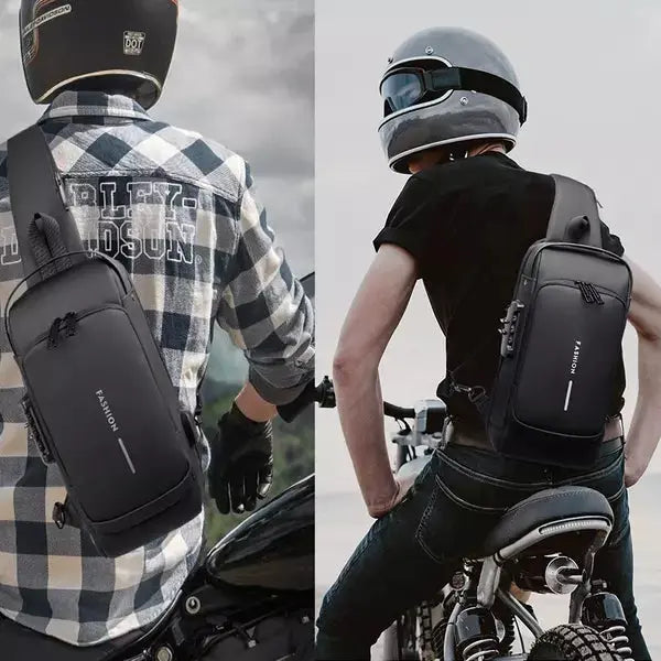 Backpack Cut-Resistant Fabric RFID Protection & USB Port