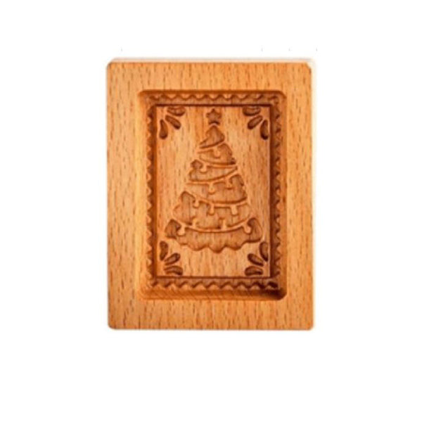 Baking Mold Hand-Carved Wood Non-Stick 20 Designs