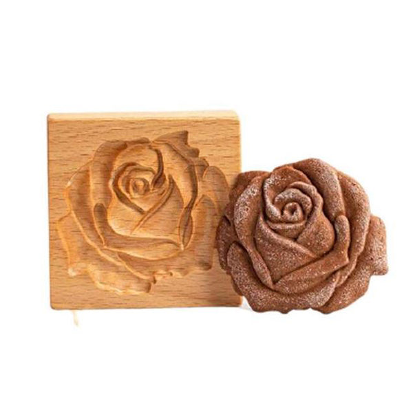 Baking Mold Hand-Carved Wood Non-Stick 20 Designs