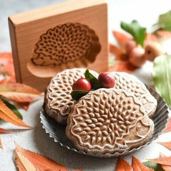 Baking Mold Hand-Carved Wood Non-Stick 20 Designs