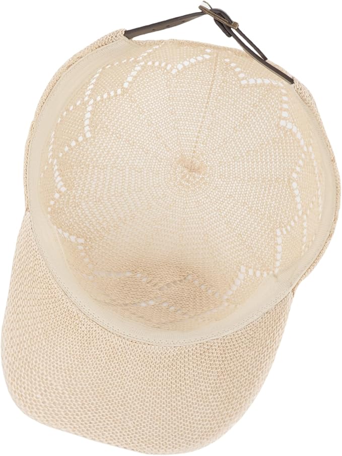 Baseball Cap Breathable Mesh Featherlight Adjustable Snap Closure