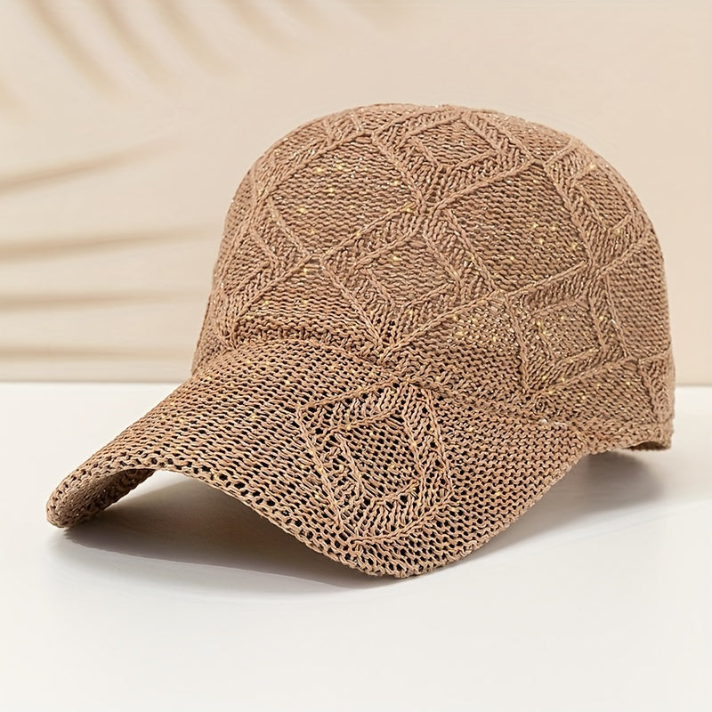 Baseball Cap Breathable Mesh Featherlight Adjustable Snap Closure