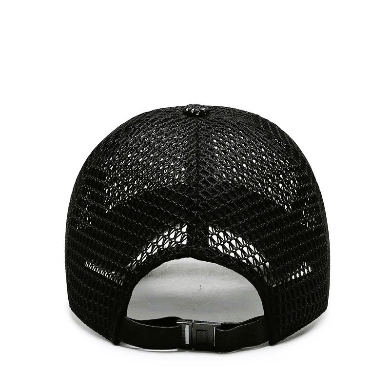 Baseball Cap Ventilated Mesh Adjustable Strap & Sweatband