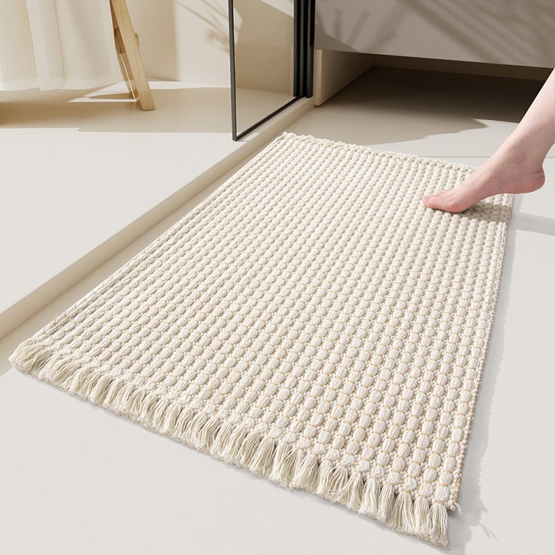 Bath Mat Extra-Thick Microfiber Non-Slip Backing