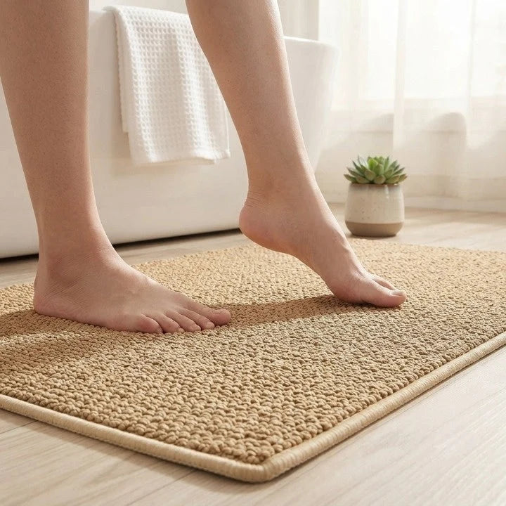 Bath Mat High Absorbency Quick-Drying Stain-Resistant