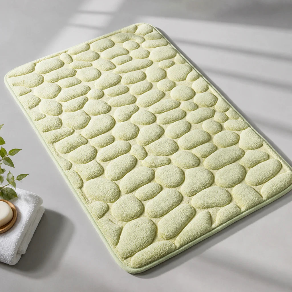 Bath Mat Non-Slip Quick-Dry Cotton Terry