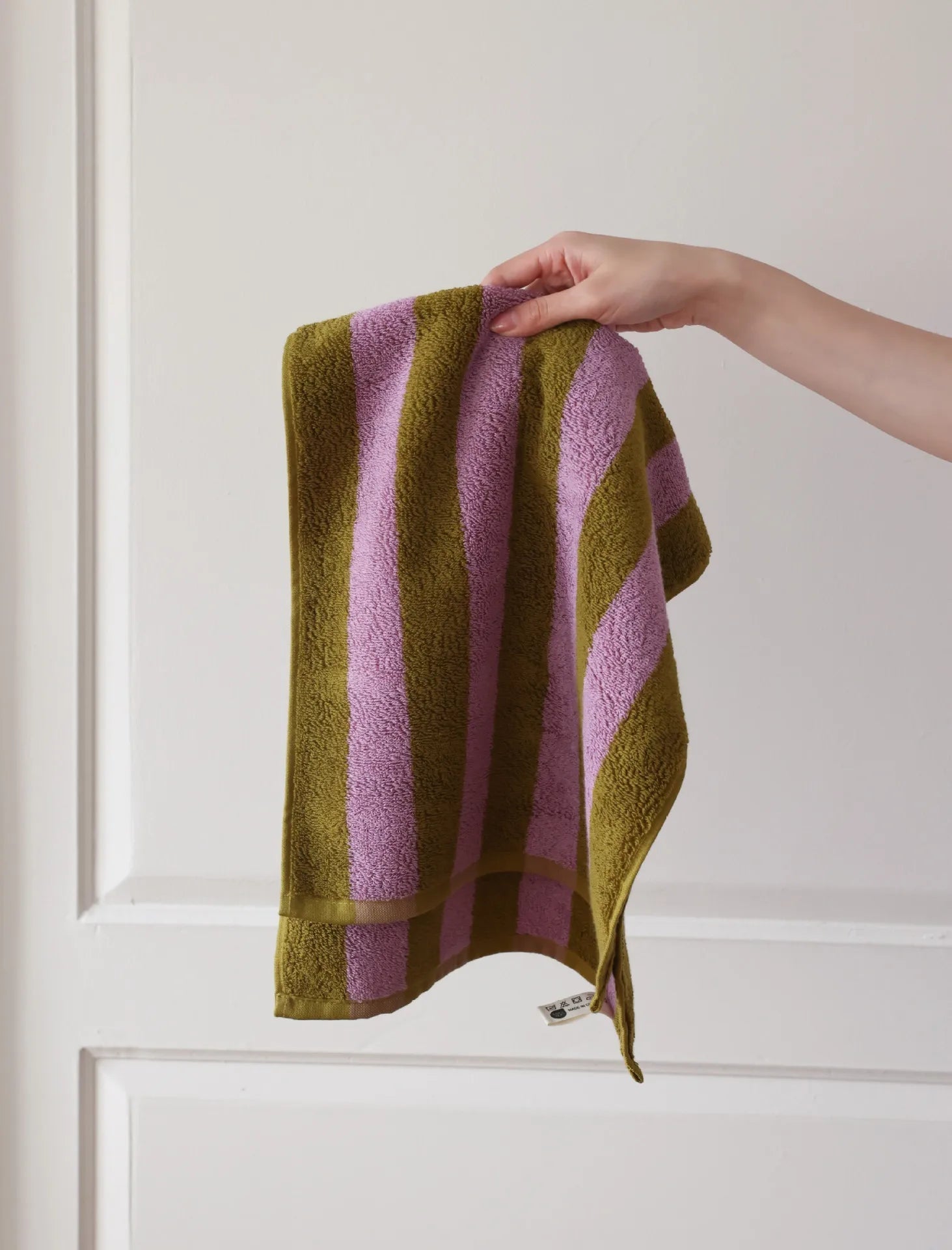 Bath Towel Striped Yarn-Dyed Jacquard Combed Cotton