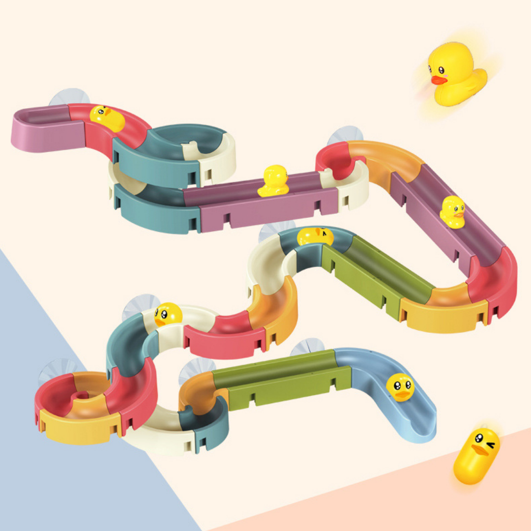 Bath Toy 34-Piece Modular Water Slide