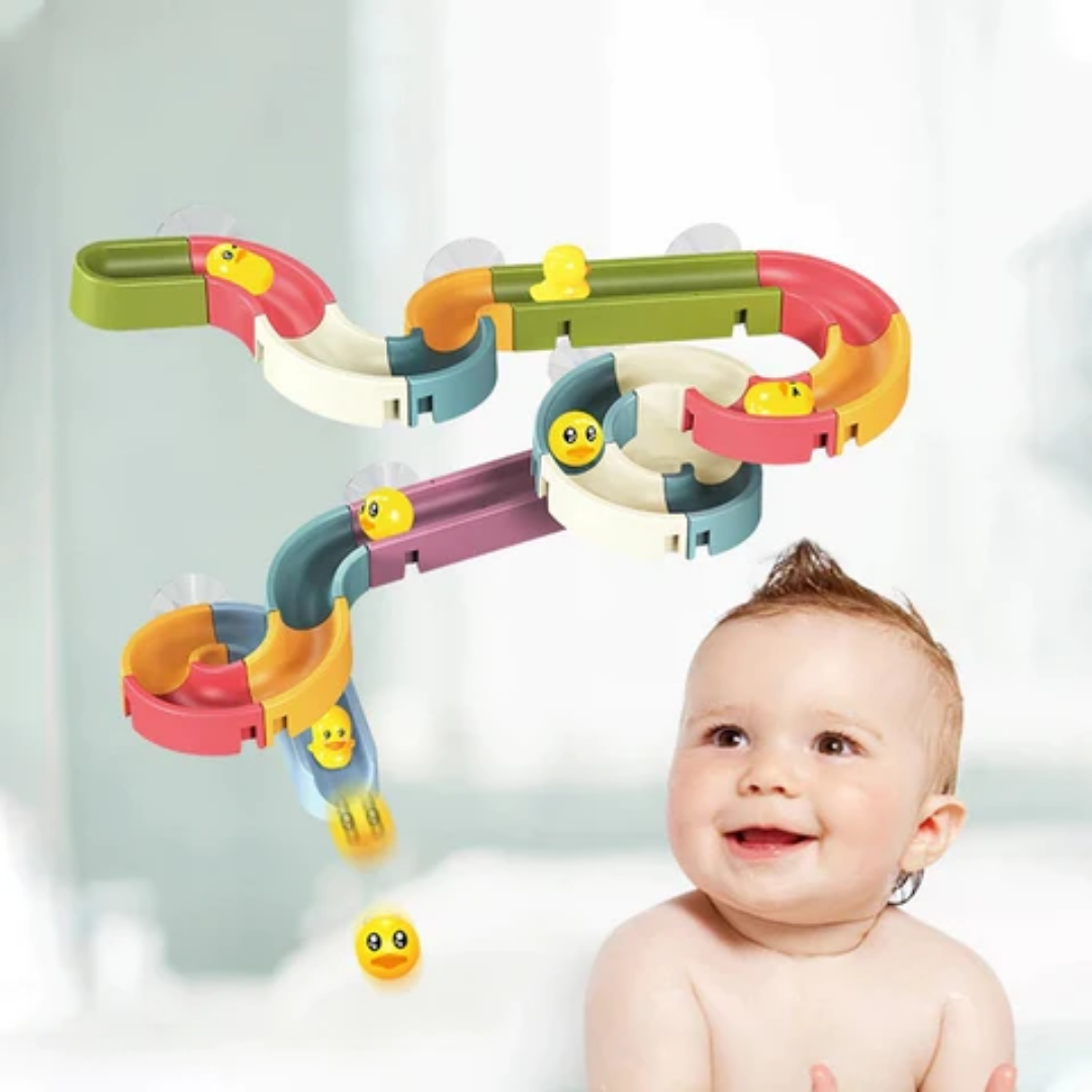 Bath Toy 34-Piece Modular Water Slide