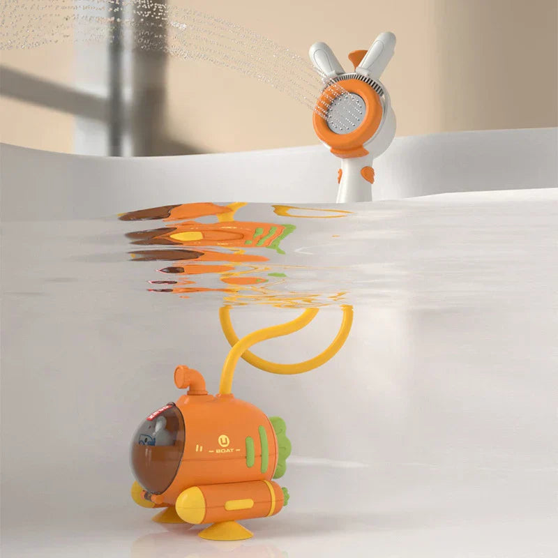 Bath Toy Submarine Gentle Stream Suction Cups