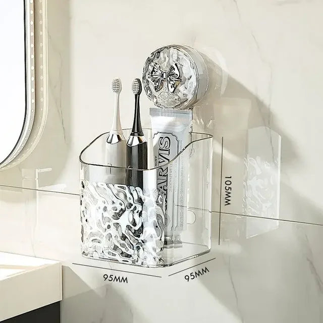 Bathroom Corner Shelf Drill-Free Drainage Space-Saving