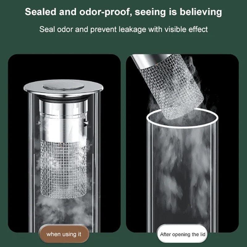 Bathroom Drain Strainer Pop-Up Stopper & Basket Filter