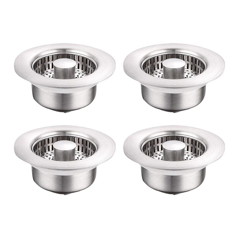 Bathroom Drain Strainer Pop-Up Stopper & Basket Filter