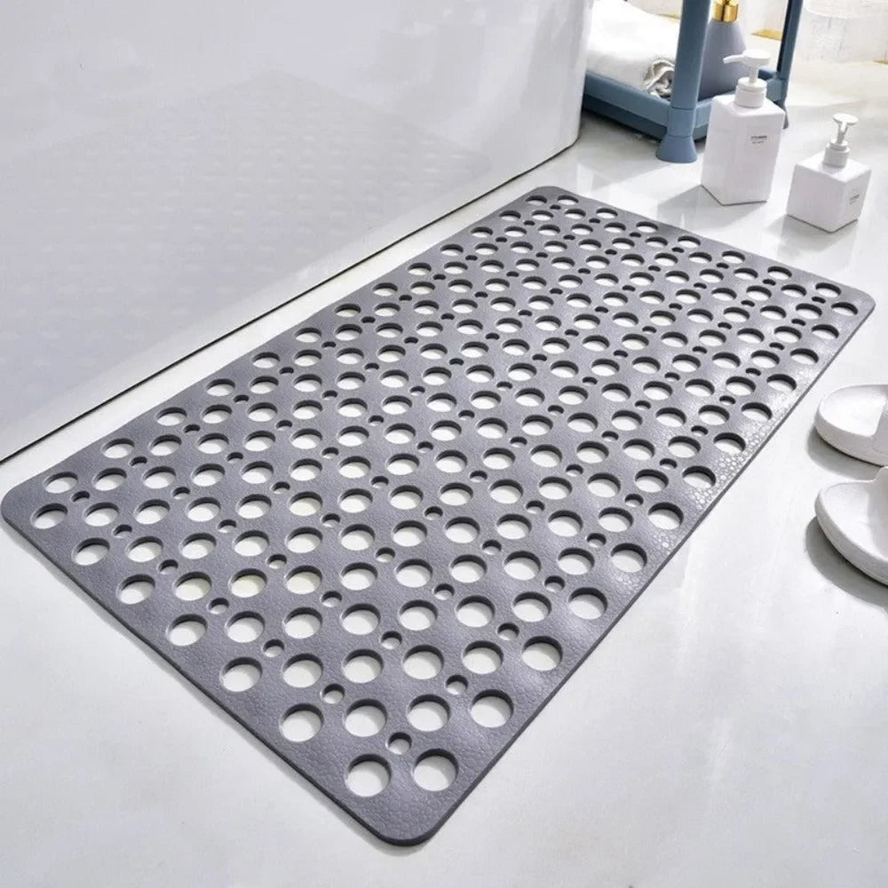 Bathroom Safety Mat Suction Cup Grip & Textured Non-Slip