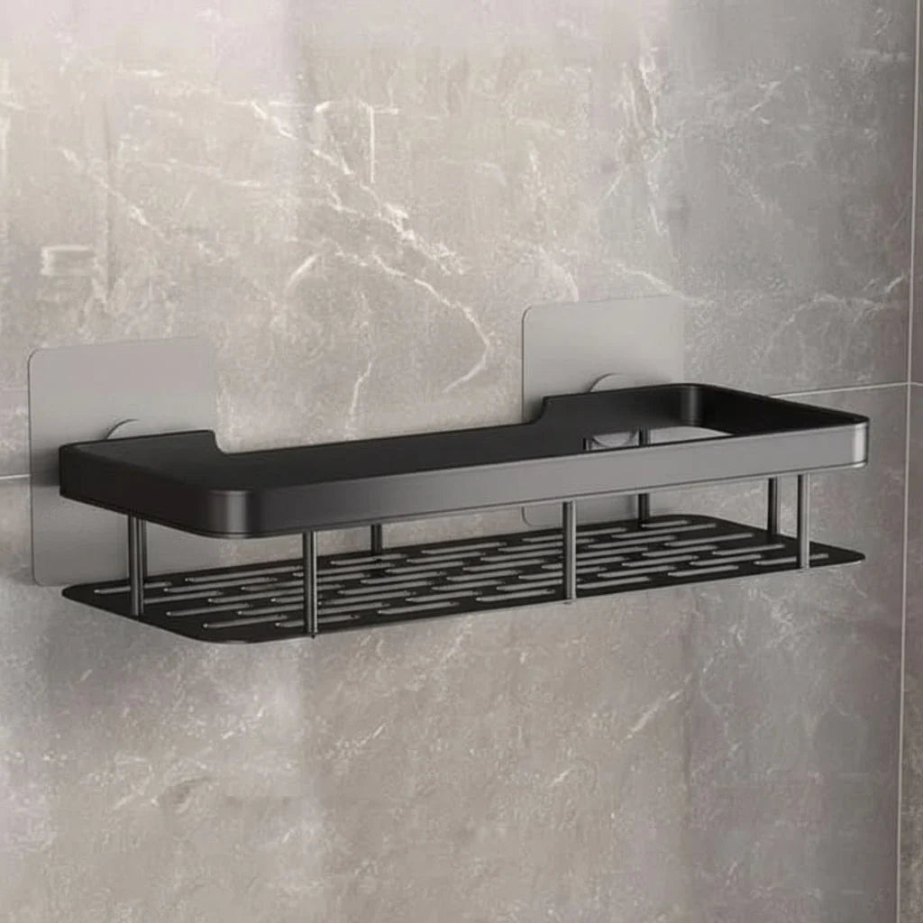 Bathroom Shelf Drill-Free Self-Adhesive Stainless Steel Trim
