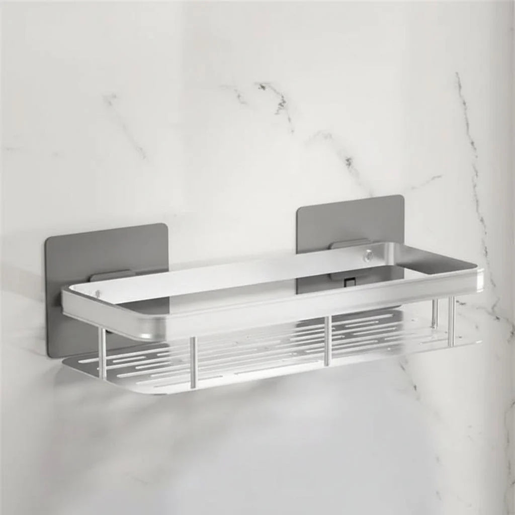 Bathroom Shelf Drill-Free Self-Adhesive Stainless Steel Trim
