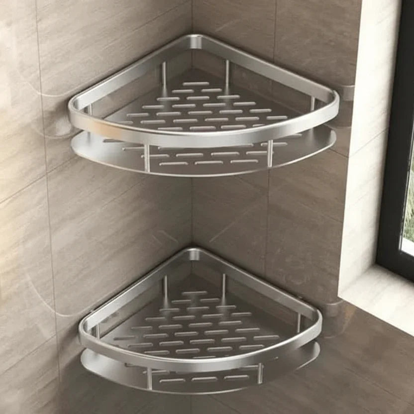 Bathroom Shelf Drill-Free Self-Adhesive Stainless Steel Trim
