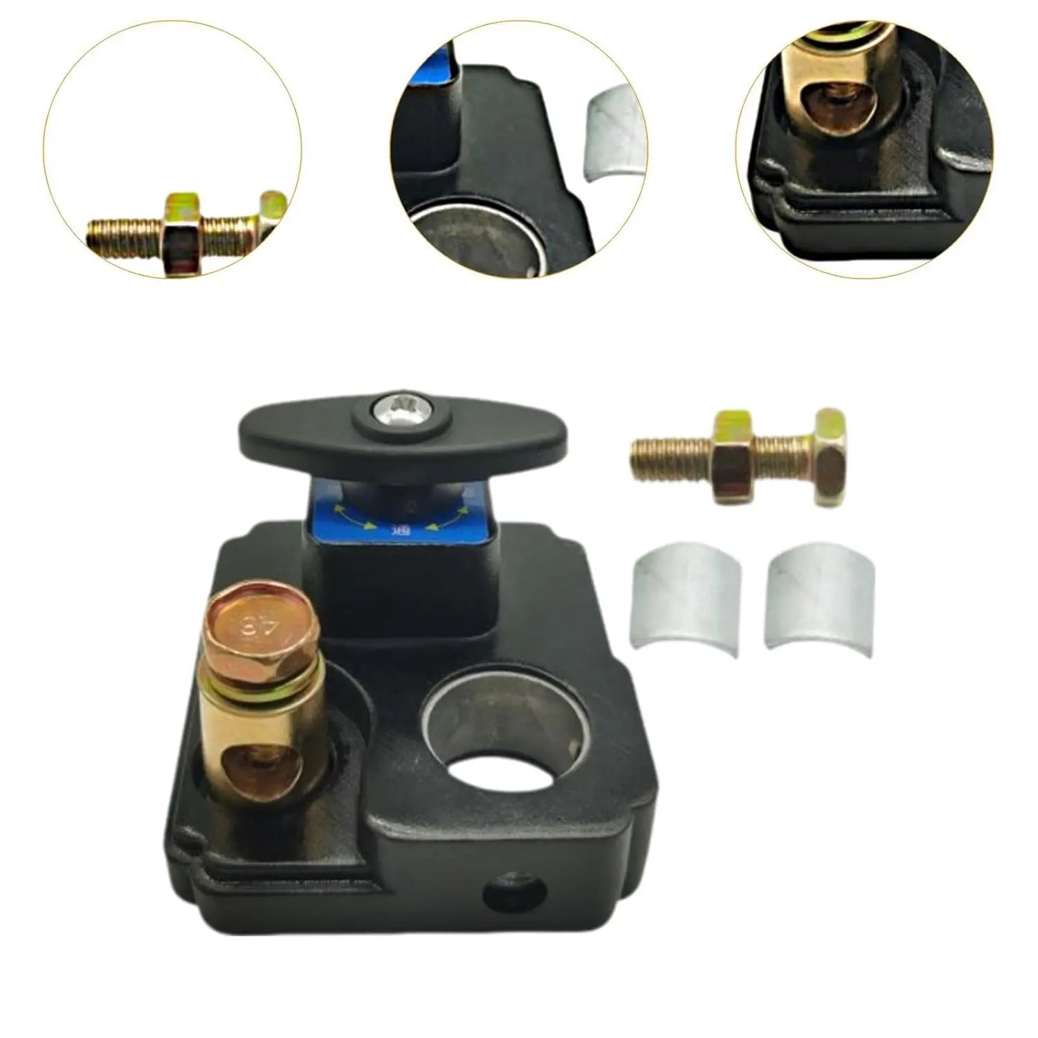 Battery Disconnect Switch Manual Quick-Turn Copper Core & Weatherproof