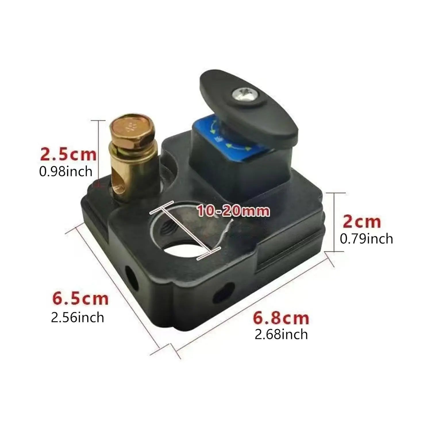 Battery Disconnect Switch Manual Quick-Turn Copper Core & Weatherproof