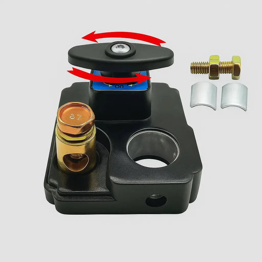 Battery Disconnect Switch One-Turn Operation Pure Copper 12V/24V