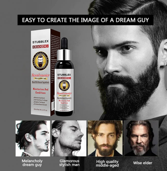 Beard Oil Natural Growth & Ingrown Hair Defense