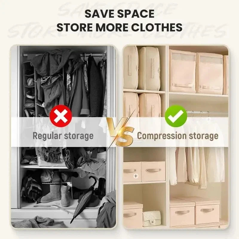 Bedding Storage Bag Built-In Valve 40% Compression