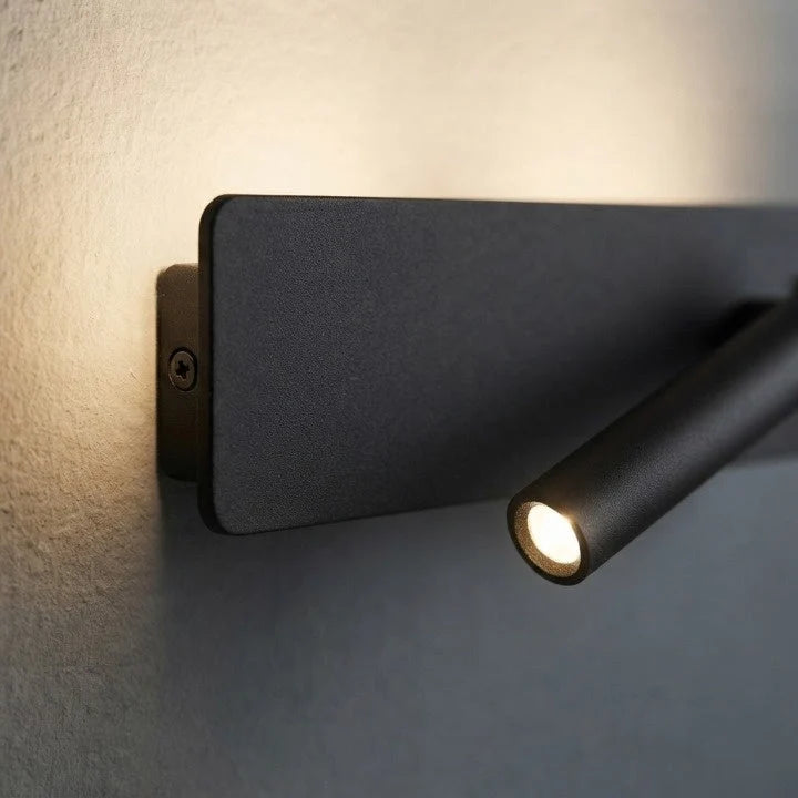 Bedroom Wall Light Dual LED Stepless Dimmable USB Charging